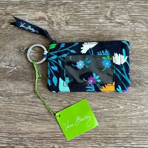 NWT Vintage Vera Bradley ‘Midnight Blues’ Zip ID Case